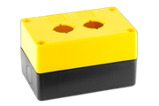 Push Button Control Box 2 Hole Yellow