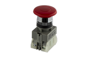 Push Button Mushroom Red Non-Latching