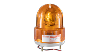 110VAC Amber Warning Light Rotating 128mmB 150mmH