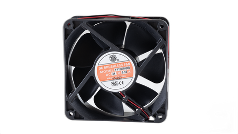 24VDC 120mmx120mmx38mm Fan 114m3/hr