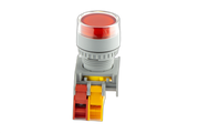 22mm Illuminated Push Button Red 1 N/C