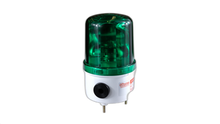 24VDC Green Rotating Light Buzzer 105mmB 165mmH