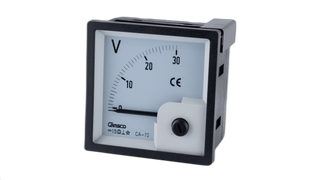 Voltmeter 90 Deg  0-30 Voltage 72x72mmm