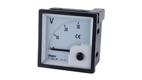 Voltmeter 90 Deg  0-30 Voltage 72x72mmm