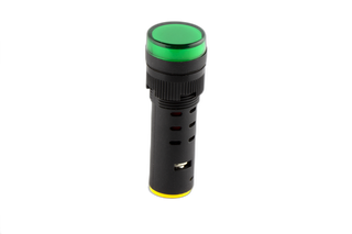 16mm Green 12VAC/DC LED Pilot Light