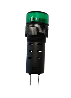 16mm Green 240VAC/DC LED Quick Connect Pilot Light