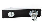 Chrome Padlockable Swing Handle Short Shaft 38mm