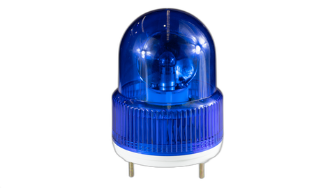 240VAC Blue Warning Light Rotating 128mmB 150mmH
