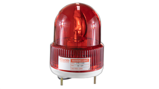 12VAC Red Warning Light Rotating 128mmB  150mmH