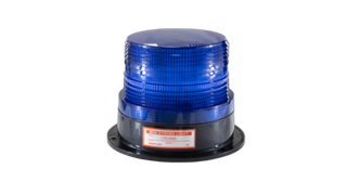 Strobe Light 12VDC 128mmBase Dia 100mmH Blue