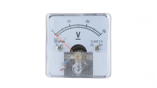 Voltmeter 50mm 30V DC