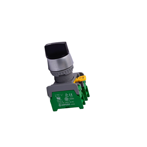 Selector Switch Spring Return 3 Position 2 N/O