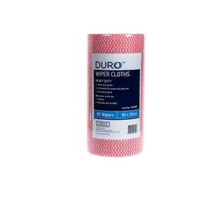 Duro Wiper Rolls H'Duty Red 50cmx30cm 85
