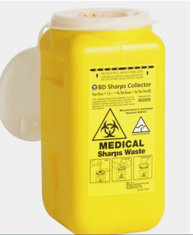 SHARPS CONTAINER 1.4L