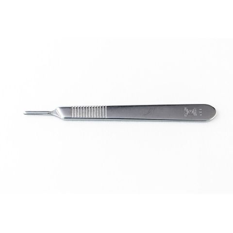 RUETTGERS No.3 SCALPEL HANDLE Stainless Steel.