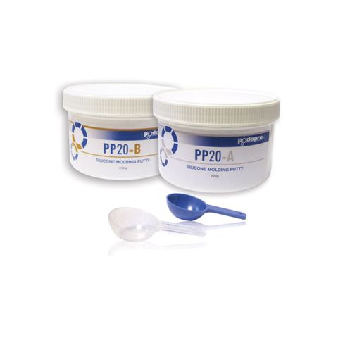 PP20 SILICONE MOLDING PUTTY 2 x 250g Tubs A + B - TEMPORARILY OUT OF STOCK