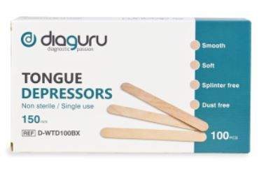 TONGUE DEPRESSORS Box of 100.