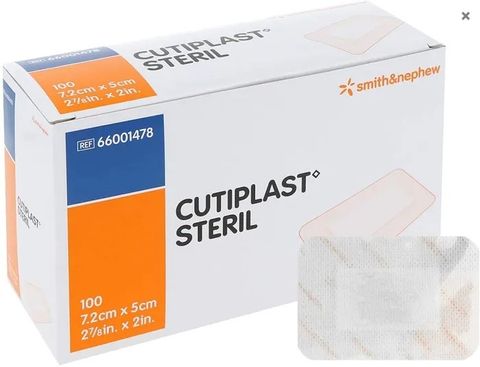 1478-0 CUTIPLAST STERILE 7.2 x 5cm Box of 100 - OUT OF STOCK