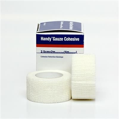 8631 HANDYGAUZE COHESIVE 2.5cm Pack of 2