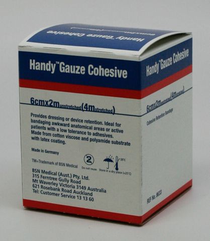 8633 HANDYGAUZE COHESIVE 6cm -