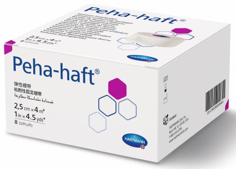 PEHA-HAFT Conforming Bandage Latex Free 2.5cm x 4m Pack of 8 (932452)