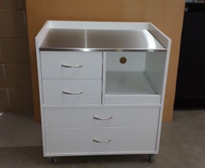 STAINLESS STEEL TOP to suit Traditional Cabinet 482.5mm LONG, 667mm WIDE with 15mm lip along 667 edge