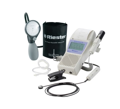 HADECO SMARTDOP 45 TBI Package - Includes Smartdop 45,  PPG Probe w/ Spring Clip & Riester Sphyg with Adult Cuff & Hokanson Latex Free Digital Cuff