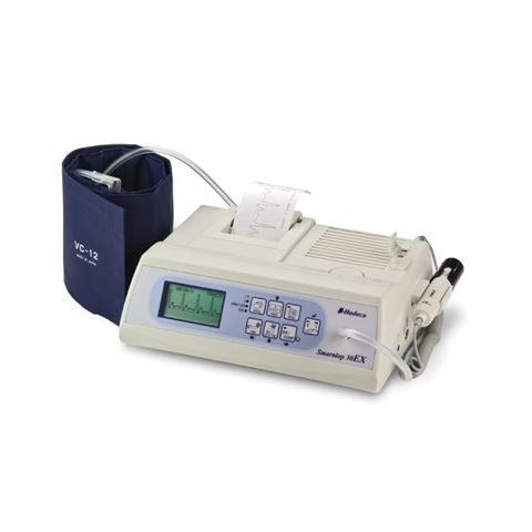 HADECO SMARTDOP 30EX with 8mHZ PROBE, LCD & built-in printer. Full auto blood pressure recorder with cuff inflator
