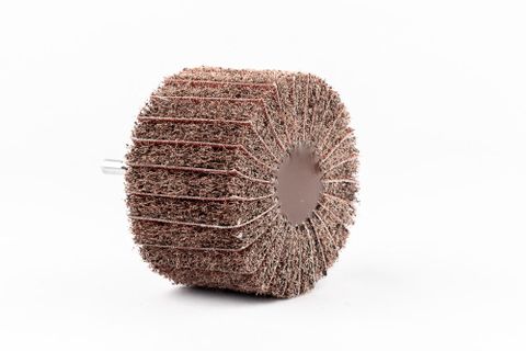 FINISHING WHEEL COMBINED SANDING LEAVES with SCOTCH BRITE INFILL 80 x 50mm