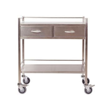 Stainless Steel Trolley Double