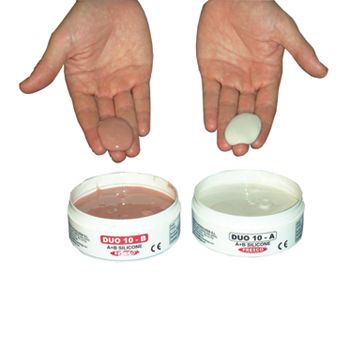 FRESCO DUO 10 SILICONE A + B 250g + 250g Medium Hardness