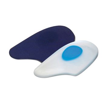 5076-SC S-GEL POSTED HEEL SPUR WEDGE + ANTI-MICROBIAL COVER- MEDIUM per Pair THE END SALE HALF PRICE