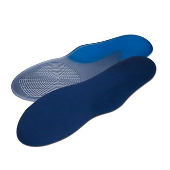 7250-SC S-GEL THIN INSOLE WITH SOFT RELIEFS AND TOP COVER SMALL per Pair