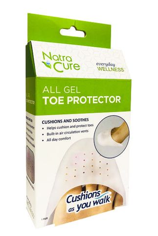 NATRACURE10017-M-03 ALL GEL TOE PROTECTOR Med per pair Retail Box