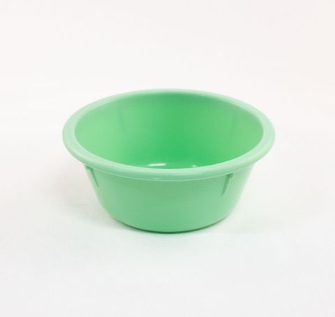LOTION BOWL/GALLIPOT PLASTIC GREEN 80mm