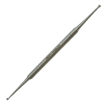 CURETTE 14cm D/End with holes 1 & 2mm
