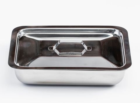 WEST STAR STAINLESS STEEL TRAY with LID 152 x 203mm *THE END* SALE