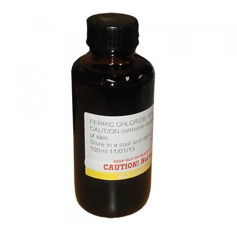 FERRIC CHLORIDE 15% 100ml *DANGEROUS GOODS CLASS 8*