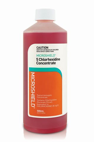 MICROSHIELD 5 5% CHLORHEX/CONCENTRATE 500ml Bottle
