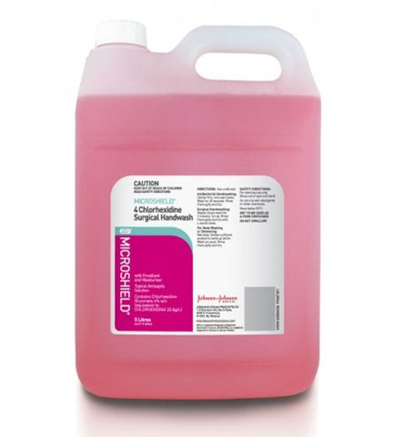 MICROSHIELD 4 SURGICAL HANDWASH 5lt BULK