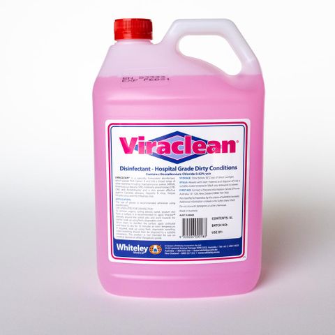 VIRACLEAN SURFACE DISINFECTANT BOTTLE  5lt