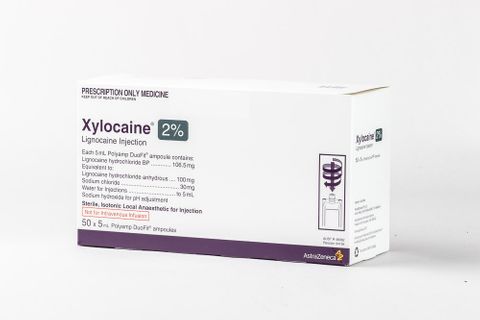 XYLOCAINE PLAIN POLYAMPS 2% 5ml Box of 50 - OUT OF STOCK