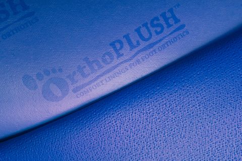 PER METRE**** OrthoPLUSH PU Leather ROYAL BLUE 1.4m x 1m Sheet -