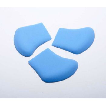 MET BARS PORON BLUE - MEDIUM Pack of 12 Pairs * LONGTERM UNAVAILIBILITY - NO BACK ORDERS WILL BE HELD *