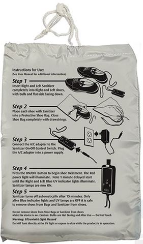 SHOEZAP REPLACEMENT UV PROTECTION BAG  THE END SALE HALF PRICE