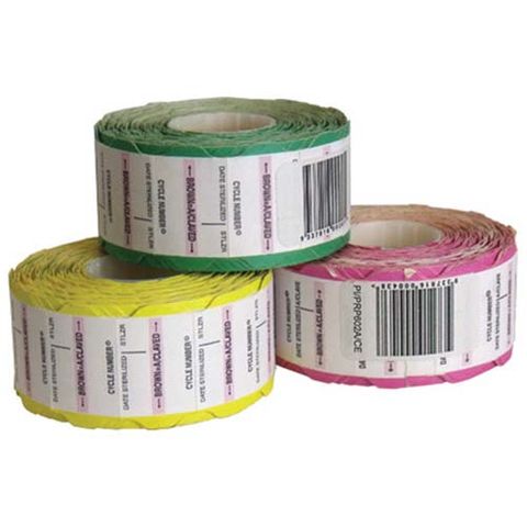 ACS PROCESS INDICATOR BATCH LABELS (Also suits Meditrax gun) Roll of 700 - PINK