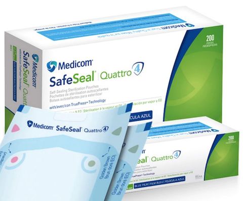 SAFESEAL AUTOCLAVE POUCHES 57 x 102mm Box of 200