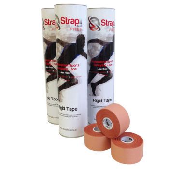 STRAPIT HYPOALLERGENIC LATEX & ZINC OXIDE FREE RIGID STRAPPING TAPE 50mm x 13.7m - per roll