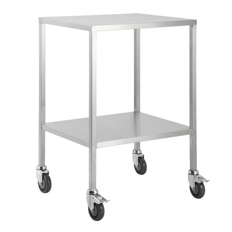 STAINLESS STEEL TROLLEY NO RAIL 600x500x900mm