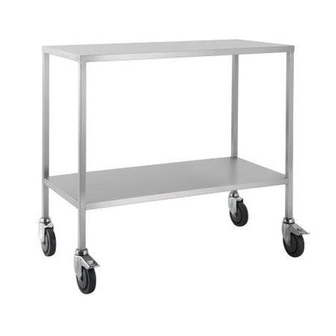 STAINLESS STEEL TROLLEY NO RAIL 600x500x900mm